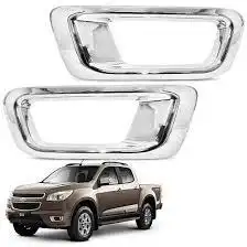 MOLDURA GRADE PARACHOQUE S-10 2012 A 2016 CROMADO (DIR/ESQ)