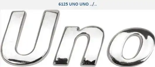 EMBLEMA FIAT "UNO" FIRE 04/