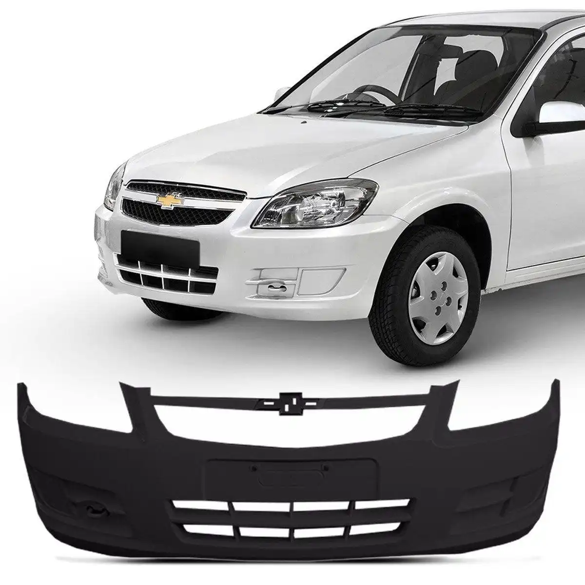 PARACHOQUE DIANTEIRO CELTA 2012 A 2016 PRETO LISO