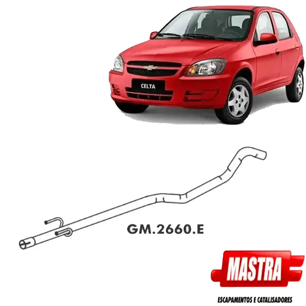 SILENCIOSO INTERMEDIARIO CELTA 1.0 8V 2011 A 2016