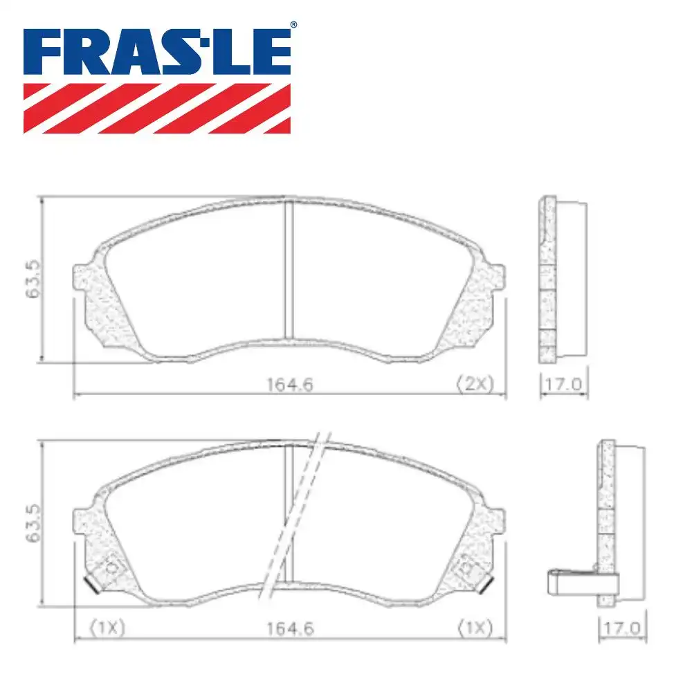 PASTILHA FREIO DIANTEIRA HYUNDAI VERA CRUZ 2007/