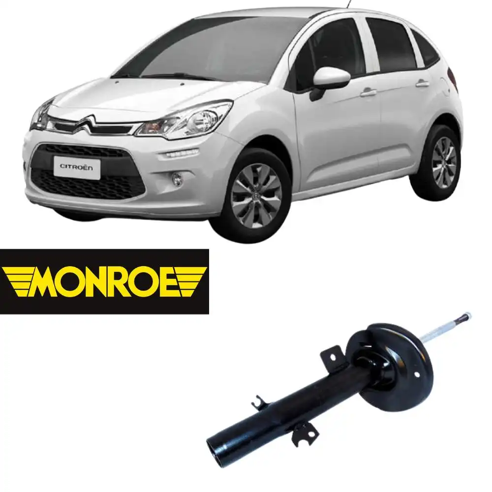 AMORTECEDOR DIANTEIRO CITROEN C3 2013 A 2021 ESQUERDO MANUAL