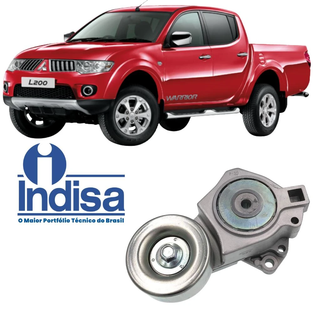 TENSOR CORREIA ALTERNADOR L-200 3.5 24V V6 2008 ACIMA