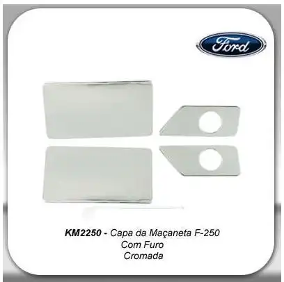CAPA MACANETA F-250 COM FURO CROMADA
