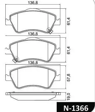 PASTILHA FREIO DIANTEIRA TOYOTA COROLLA 2009 A 2014