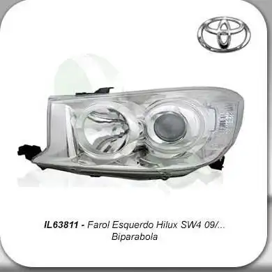 FAROL TOYOTA HILUX SW4 2009 A 2011 ESQ