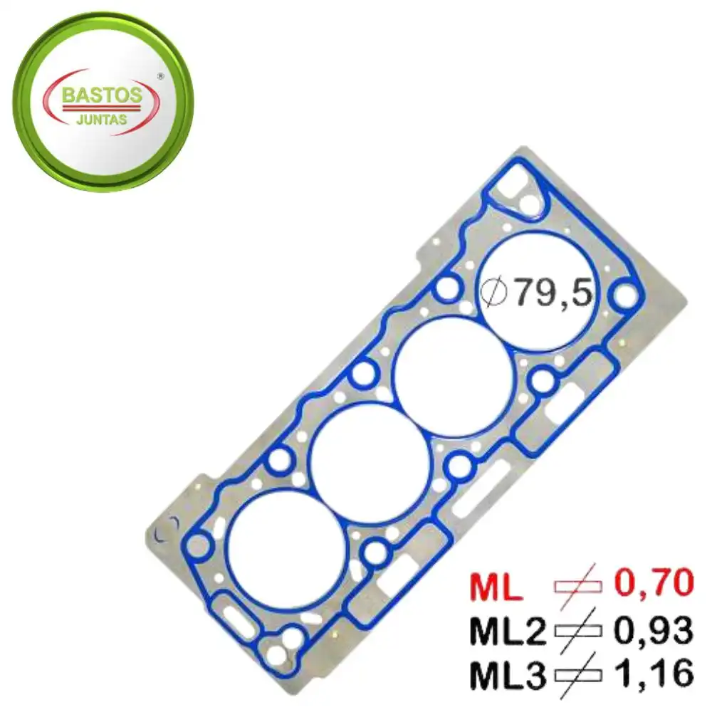 JUNTA CABECOTE PEUGEOT 206 307 PARTNER C3 XSARA 1.6 METAL