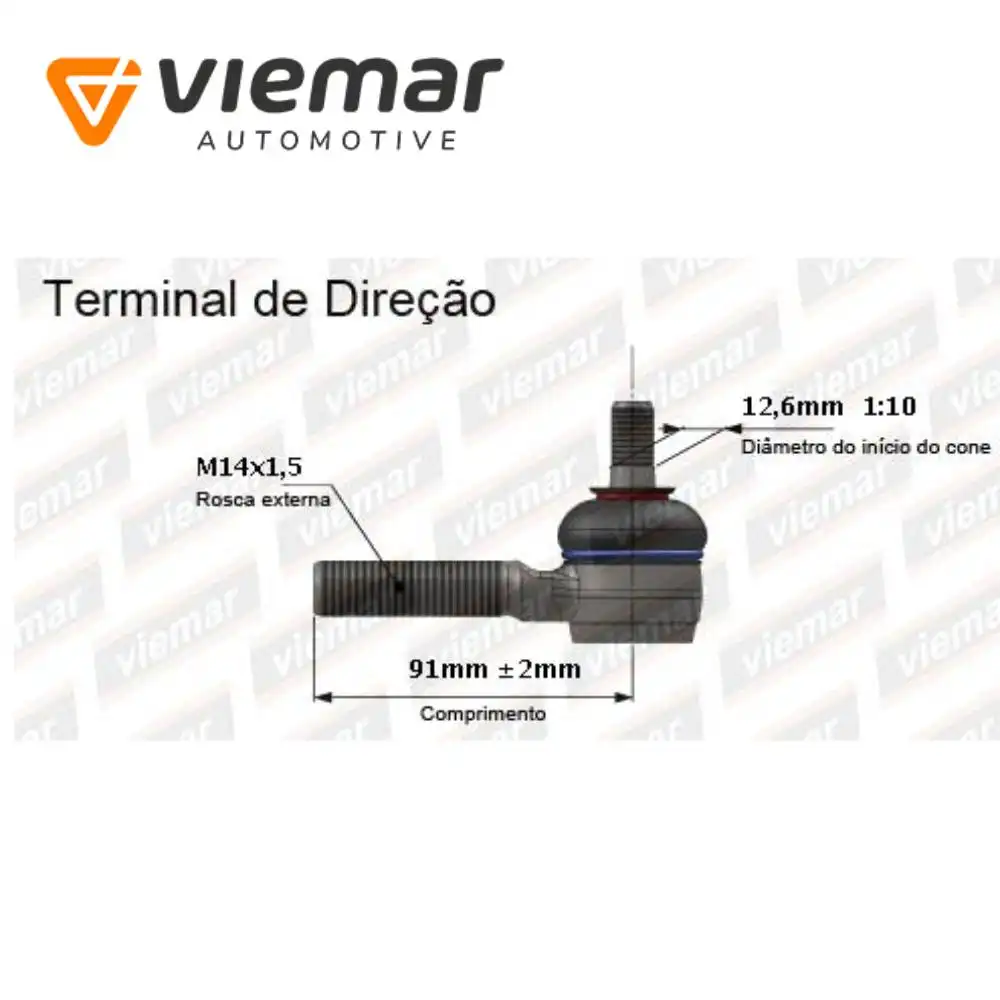PONTEIRA DIRECAO FUSCA 1300L,1500 DIR