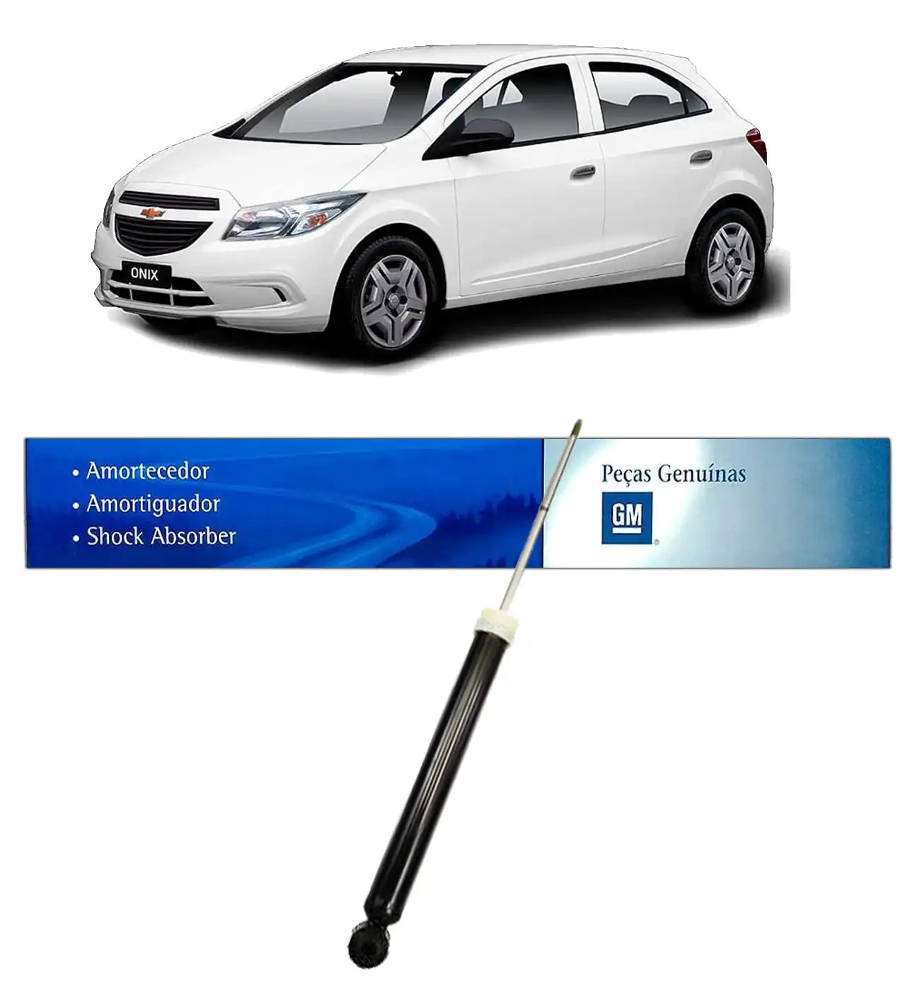 AMORTECEDOR TRASEIRO ONIX 2012 A 2019