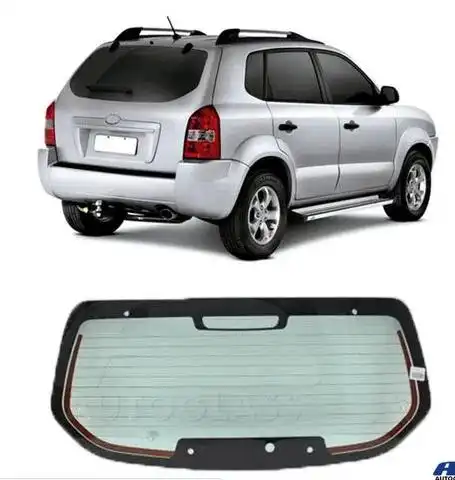 VIDRO VIGIA HYUNDAI TUCSON 05/ C/ANTIB (BRAKE OVAL ) C/ FURO