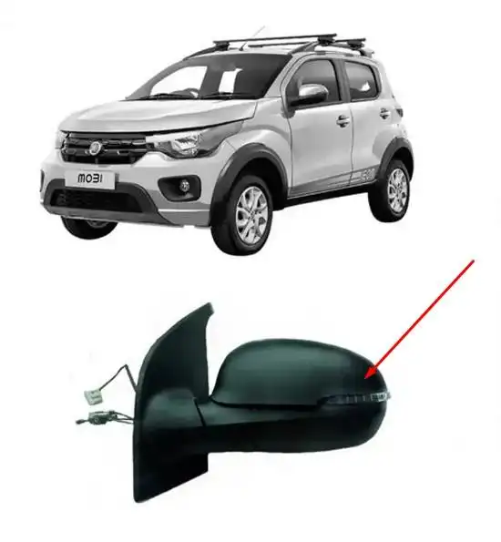 CAPA ESPELHO EXT ESQ FIAT MOBI 2017 COM SINAL