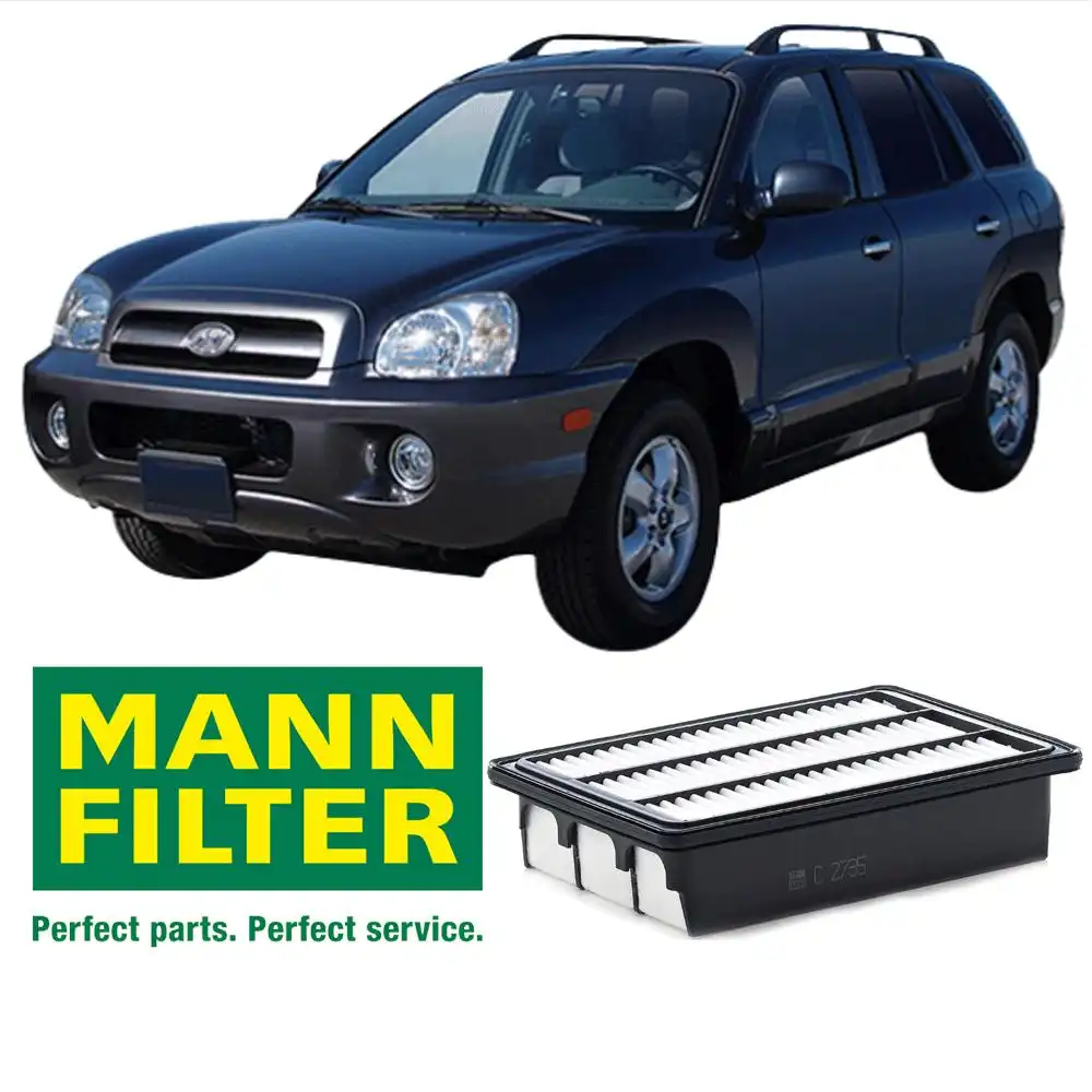 FILTRO AR MOTOR HYUNDAI SANTA FE 2.7 V6 24V 2006 A 2011