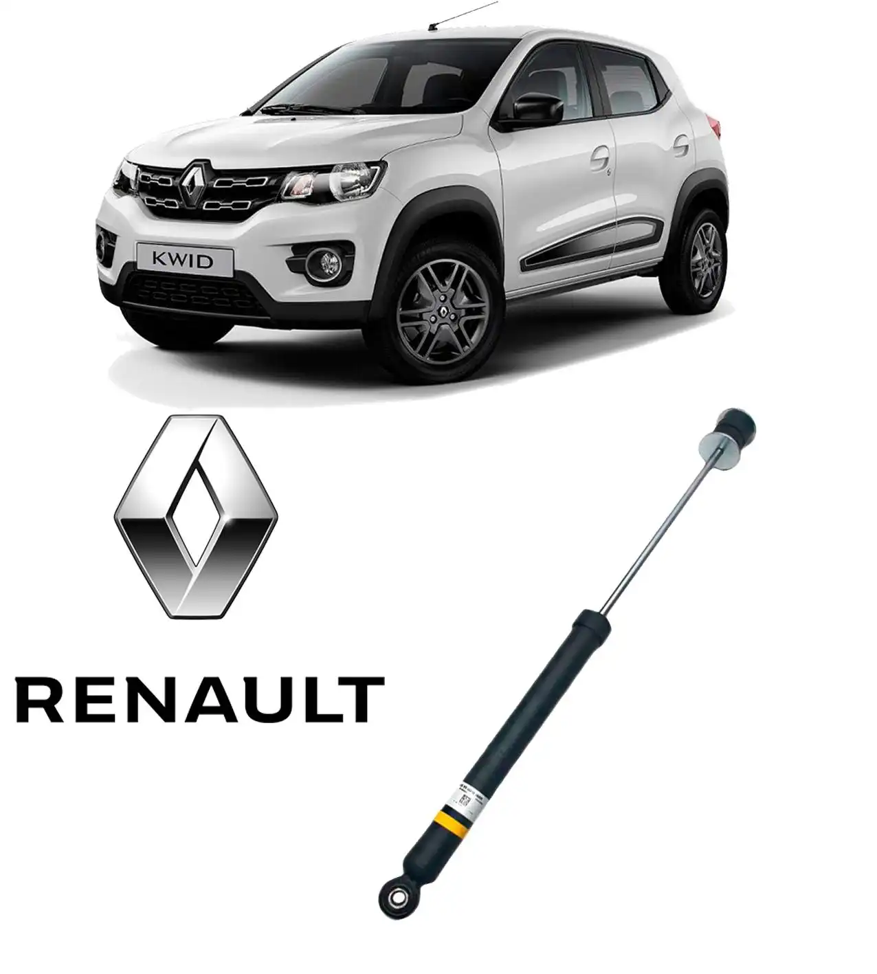 AMORTECEDOR TRASEIRO RENAULT KWID 2016/