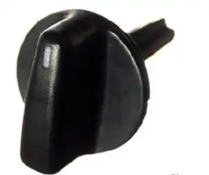 BOTAO VENTILACAO GOL GER III CURTO PRETO LED AZUL