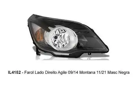 FAROL AGILE 09/12 MONTANA 13/ ESQ C/ MASCARA NEGRA