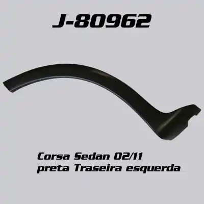 MOLDURA PARALAMA CORSA 02/11 SEDAN TRAS ESQ