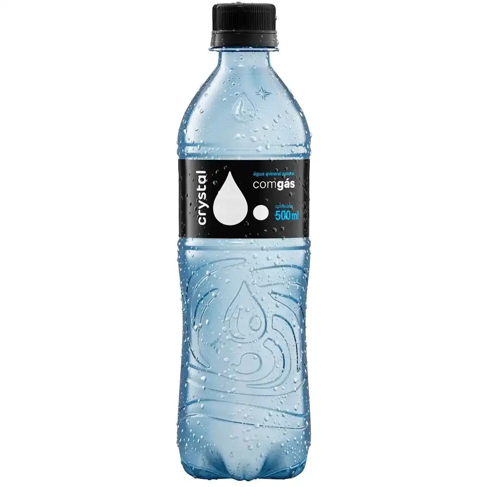 AGUA MINERAL CRYSTAL 500ML COM GAS