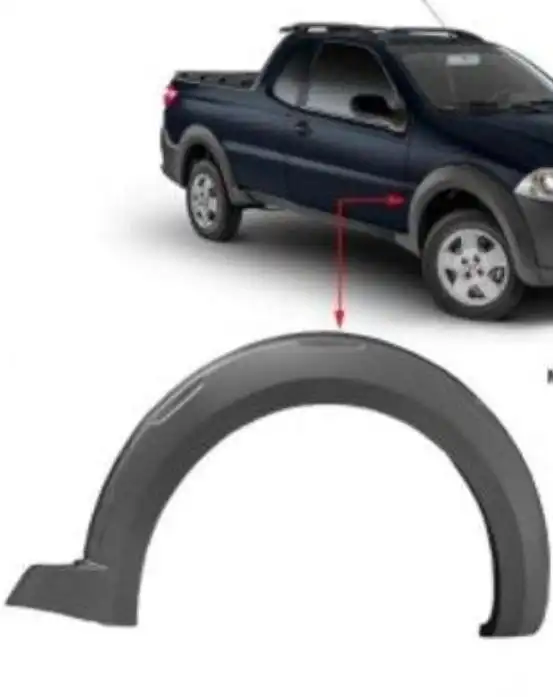 MOLDURA PARALAMA FIAT STRADA WORKING 2013 A 2018 DIANT DIR