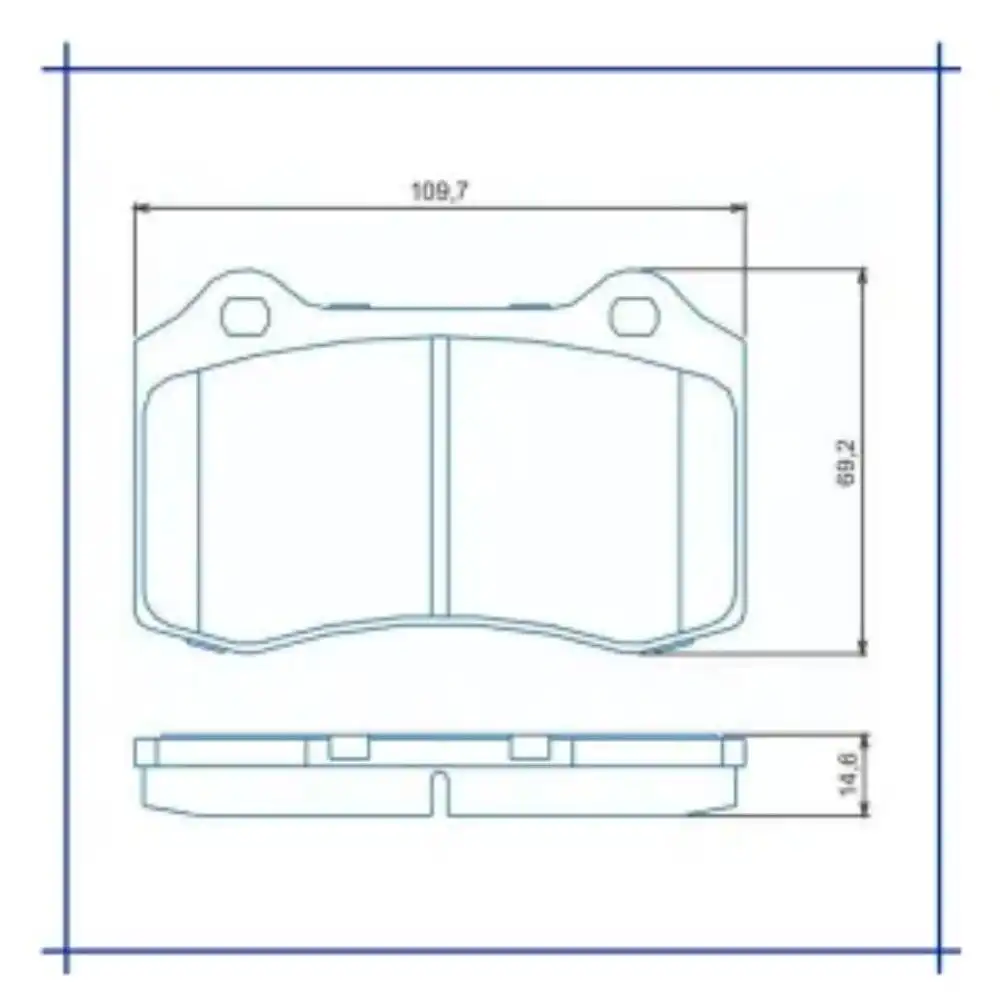 PASTILHA FREIO TRASEIRA CAMARO 6.2 8V 2011 ACIMA