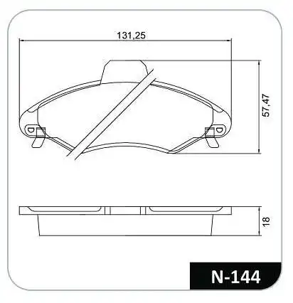 PASTILHA FREIO DIANTEIRA ESCORT II SISTEMA BOSCH