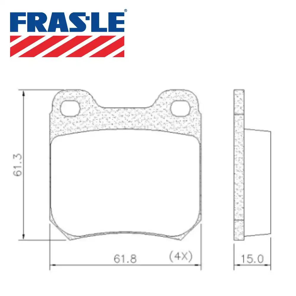 PASTILHA FREIO TRASEIRA VECTRA 1996 A 2011