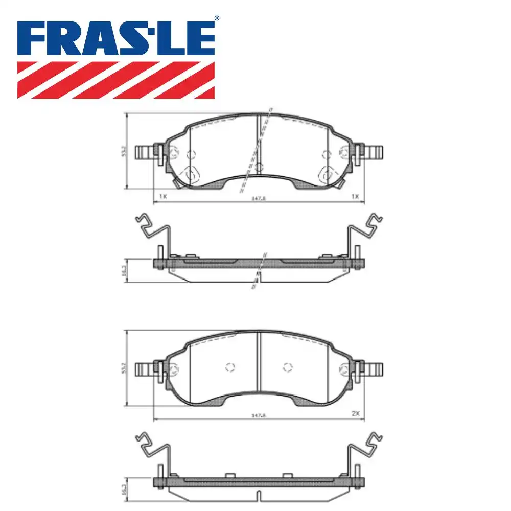 PASTILHA FREIO TRASEIRA RANGER 3.0 24V 2024 ACIMA CERAMICA