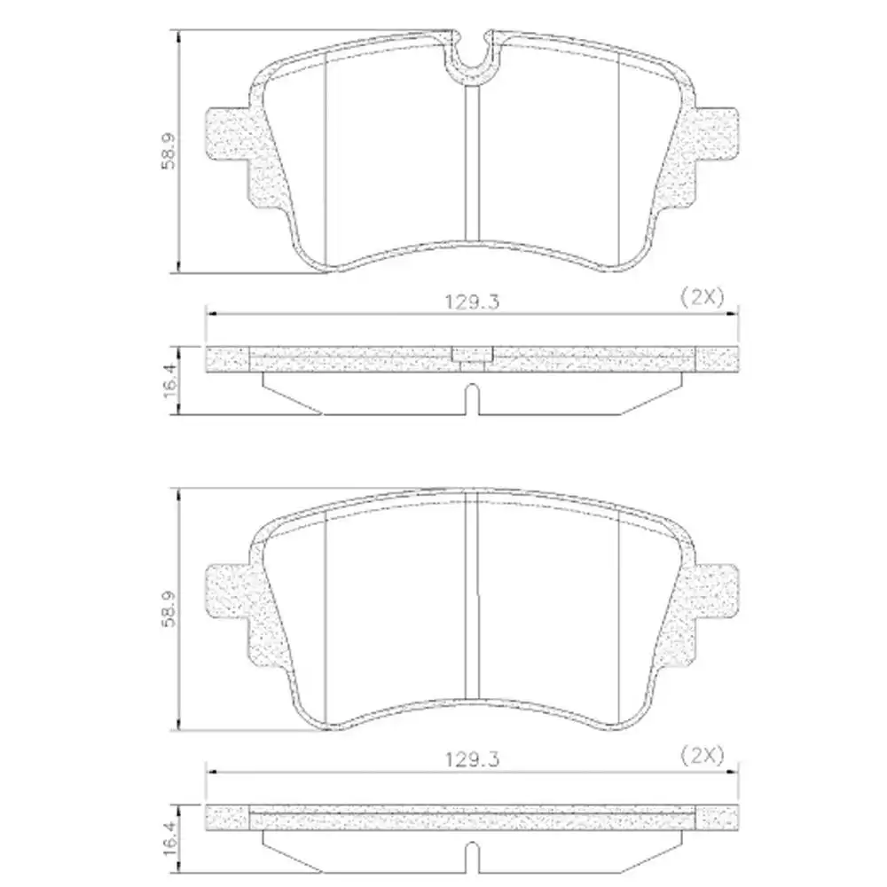PASTILHA FREIO TRASEIRA AUDI Q5 2.0 16V 2018 A 2024 CERAMICA