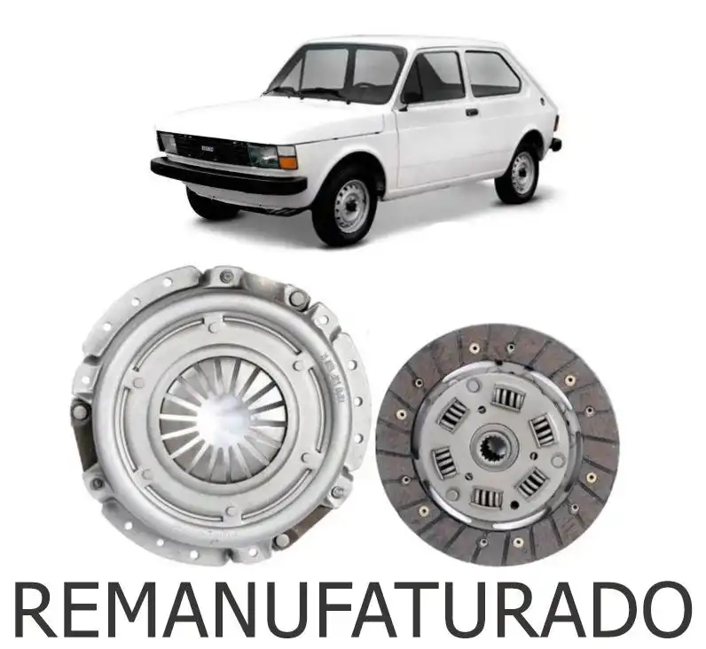KIT EMBREAGEM FIAT 147 1978 A 1988 SEM ROLAMENTO REMANUFATUR
