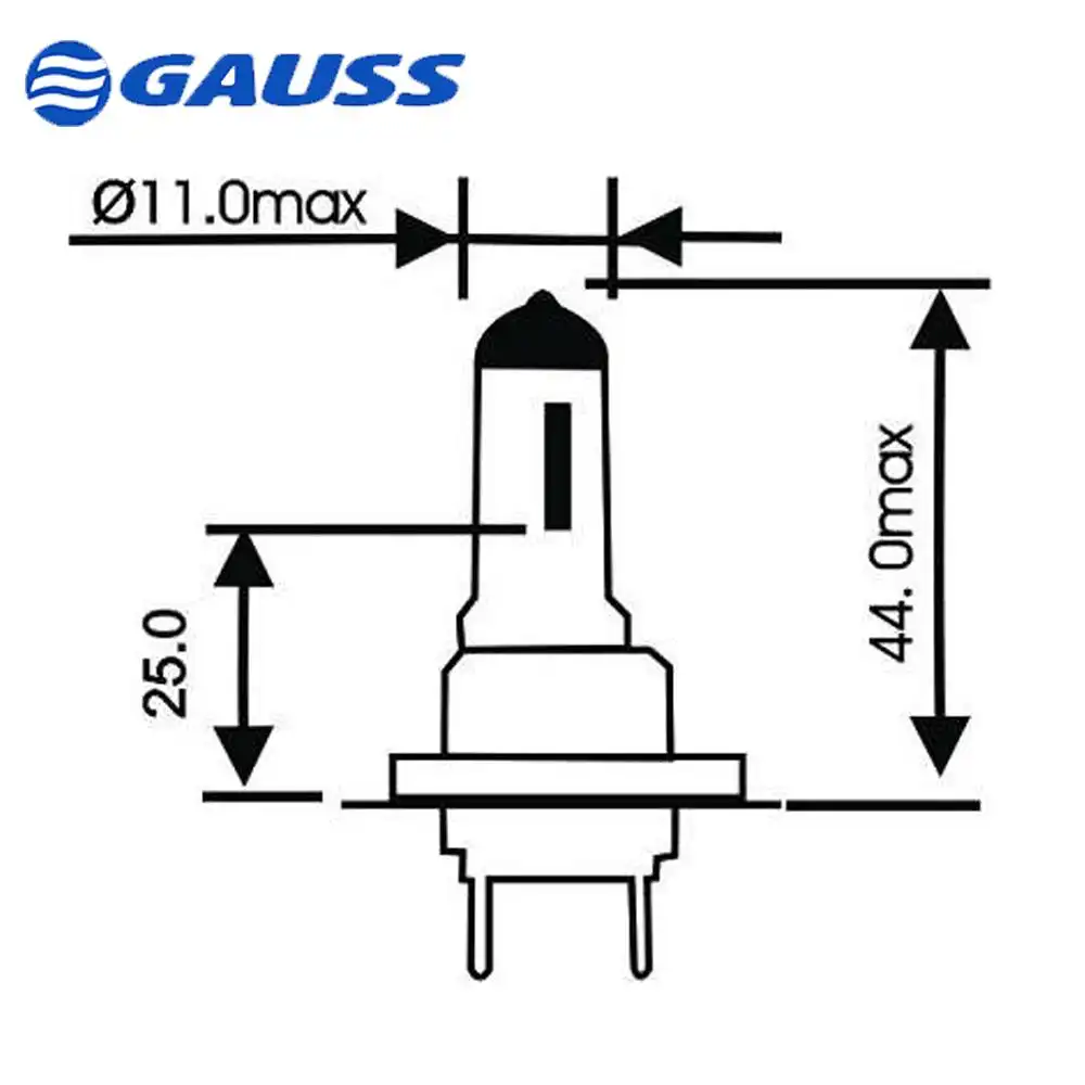 LAMPADA FAROL H-7 55W