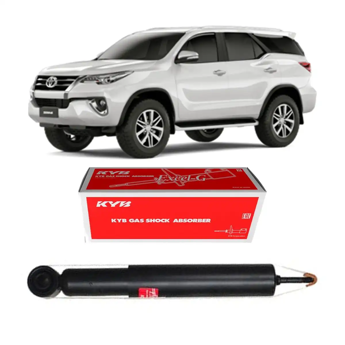 AMORTECEDOR TRASEIRO TOYOTA HILUX SW4 2016 A 2019