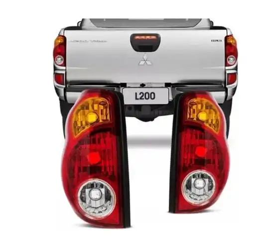 SINAL TRAS MITSUBISHI L-200 TRITON 2007 A 2016 ESQ TRICOLOR