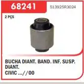 BUCHA BANDEJA DIANT HONDA CIVIC 96/00 PTE DIANT BAND INF (37