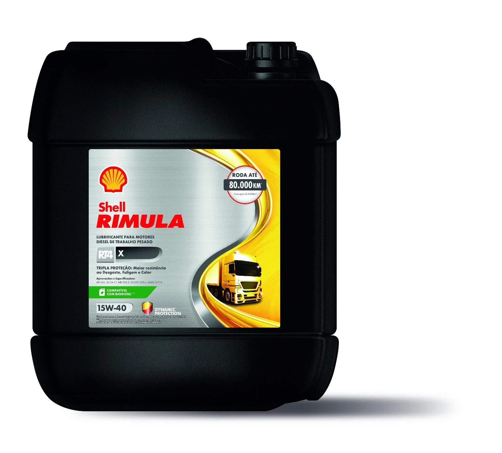 OLEO MOTOR 20 LITROS 15W40 DIESEL CI-4/SL RIMULA RT4 X