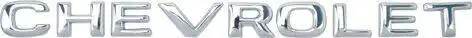 EMBLEMA CHEVROLET CROMADO