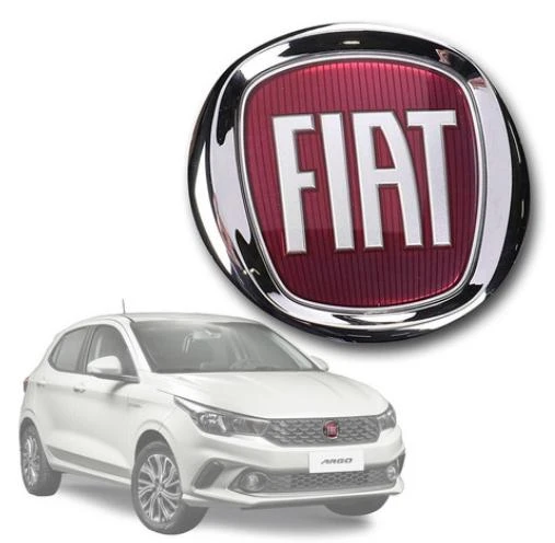 EMBLEMA GRADE FIAT ARGO CRONOS 2018 ACIMA