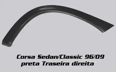 MOLDURA PARALAMA CORSA SEDAN 96/09 TRAS DIR