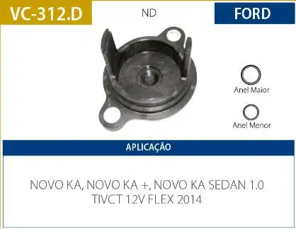 CAMARA VALVULA TERMOSTATICA KA 1.0 3CIL 2014 A 2019
