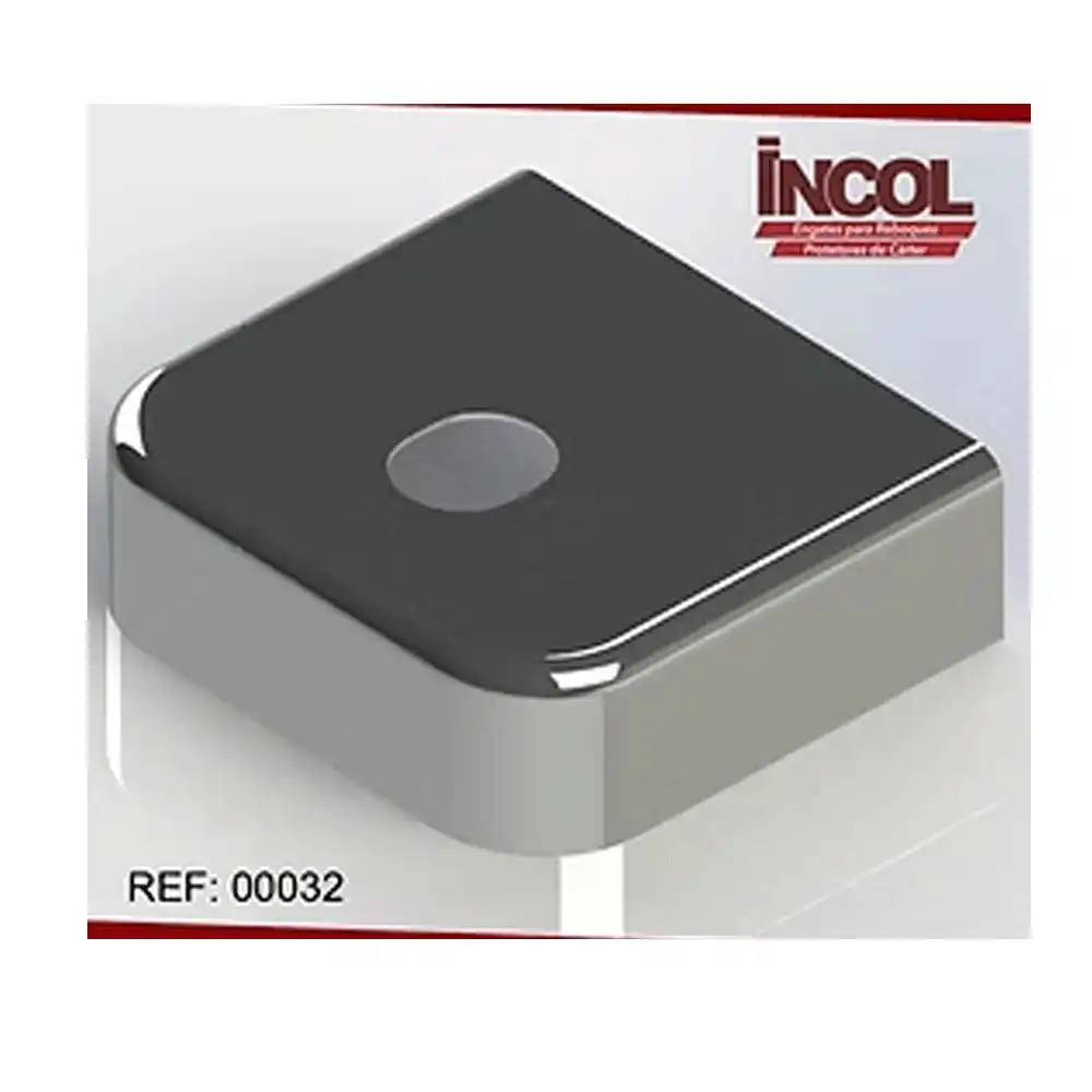 CAPA ENGATE REBOQUE CROMADA ( 90MM )