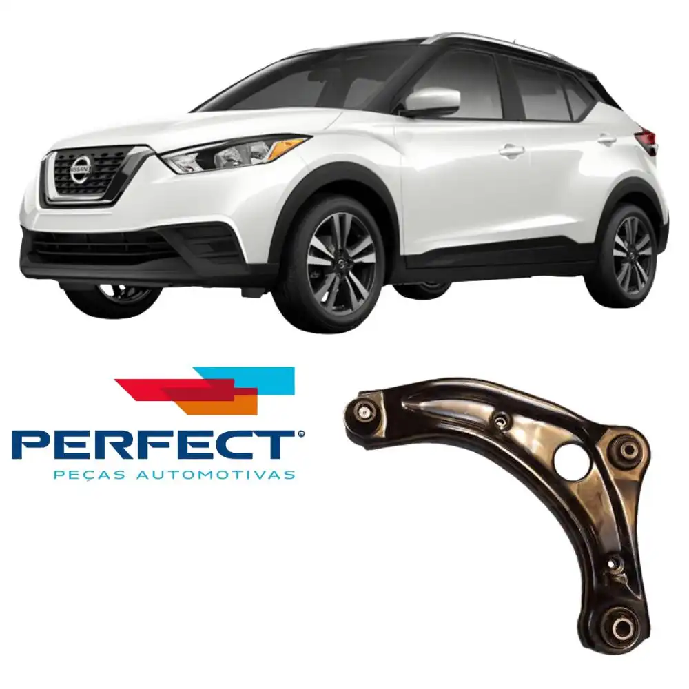 BANDEJA DIANTEIRA NISSAN KICKS 2016 A 2020 ESQUERDA COM PIVO