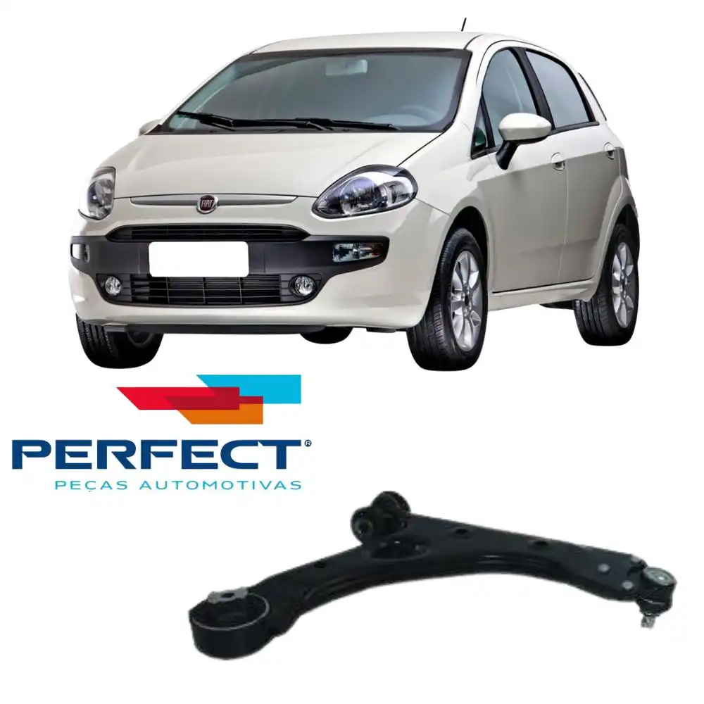 BANDEJA DIANTEIRA FIAT PUNTO 2008 A 2017 ESQUERDA COM PIVO