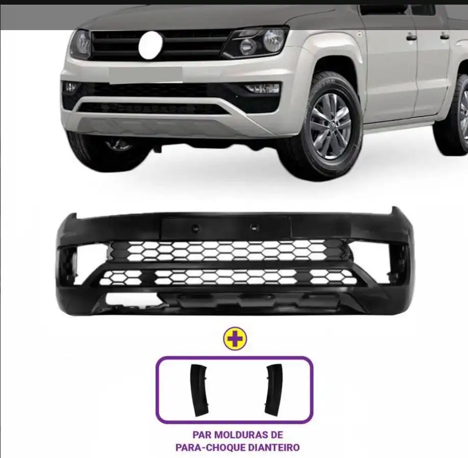 PARACHOQUE DIANTEIRO AMAROK 2017 A 2021 C/ GRADE C/S FAROLET