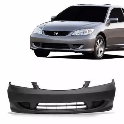 PARACHOQUE DIANT HONDA CIVIC 04/06 PRETO S/ REB PLACA