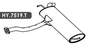 SILENC TRAS HYUNDAI IX35 2010 A 2012