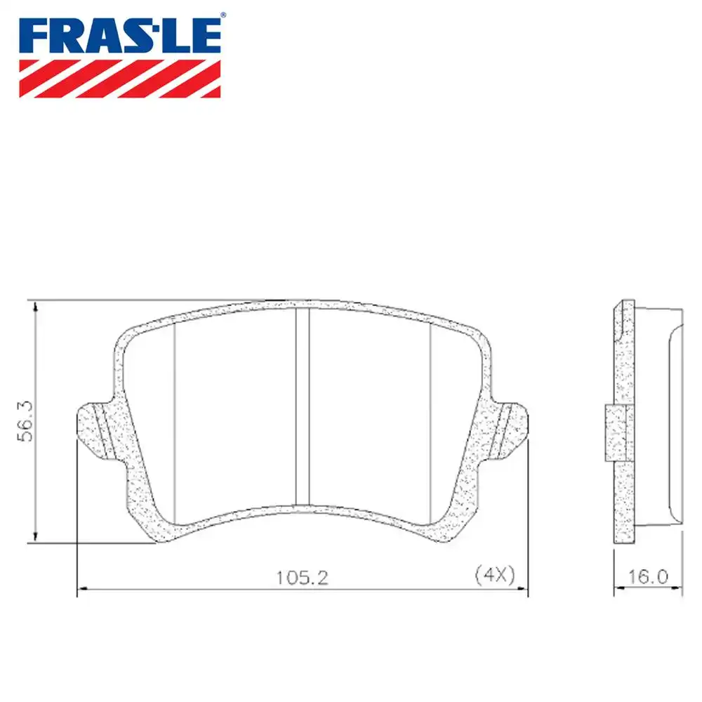 PASTILHA FREIO TRASEIRA JETTA 1.4 16V 2015 A 2018 CERAMICA
