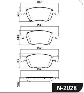 PASTILHA FREIO DIANTEIRA CIVIC 1.5 2.0 2019 ACIMA CERAMICA