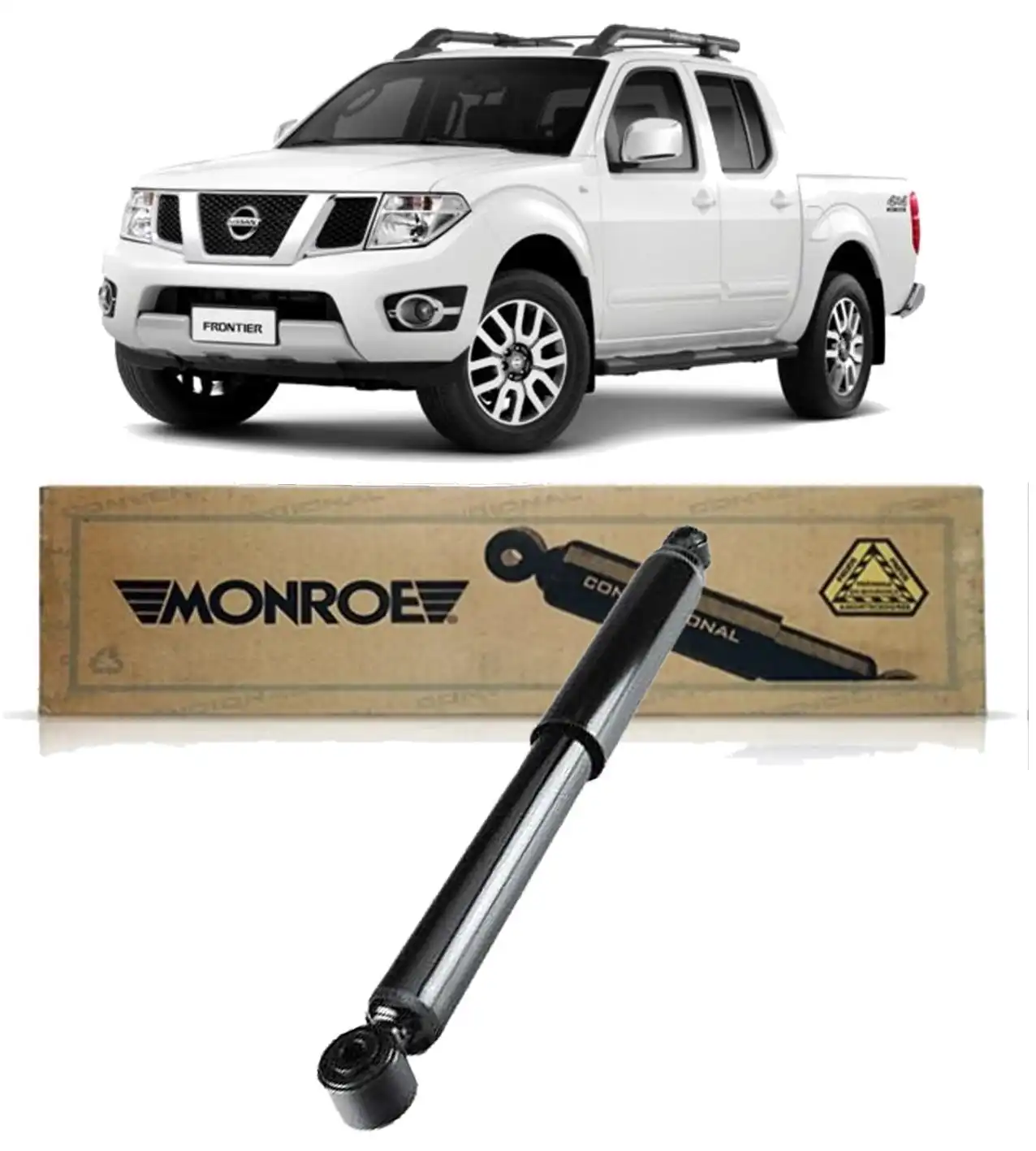 AMORTECEDOR TRASEIRO NISSAN FRONTIER 2008 A 2016 4X2