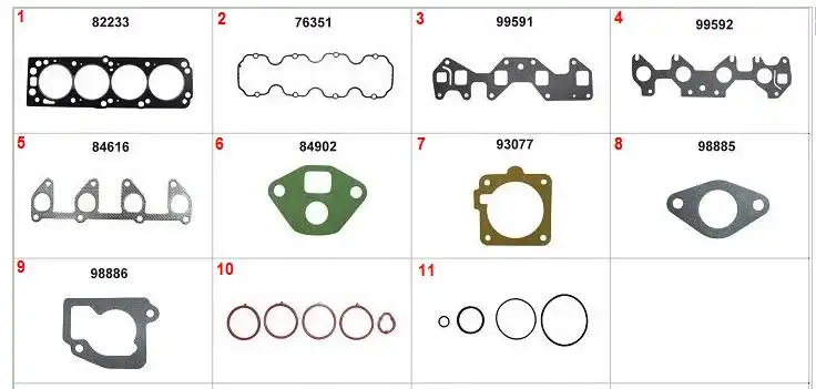 JUNTA MOTOR CORSA MERIVA MONTANA PRISMA 1.4 8V ECONOFLEX