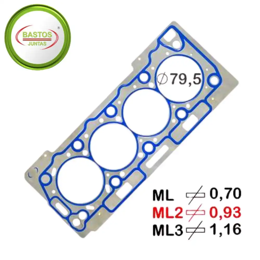 JUNTA CABECOTE PEUGEOT 206 307 PARTNER C3 XSARA 1.6 METAL