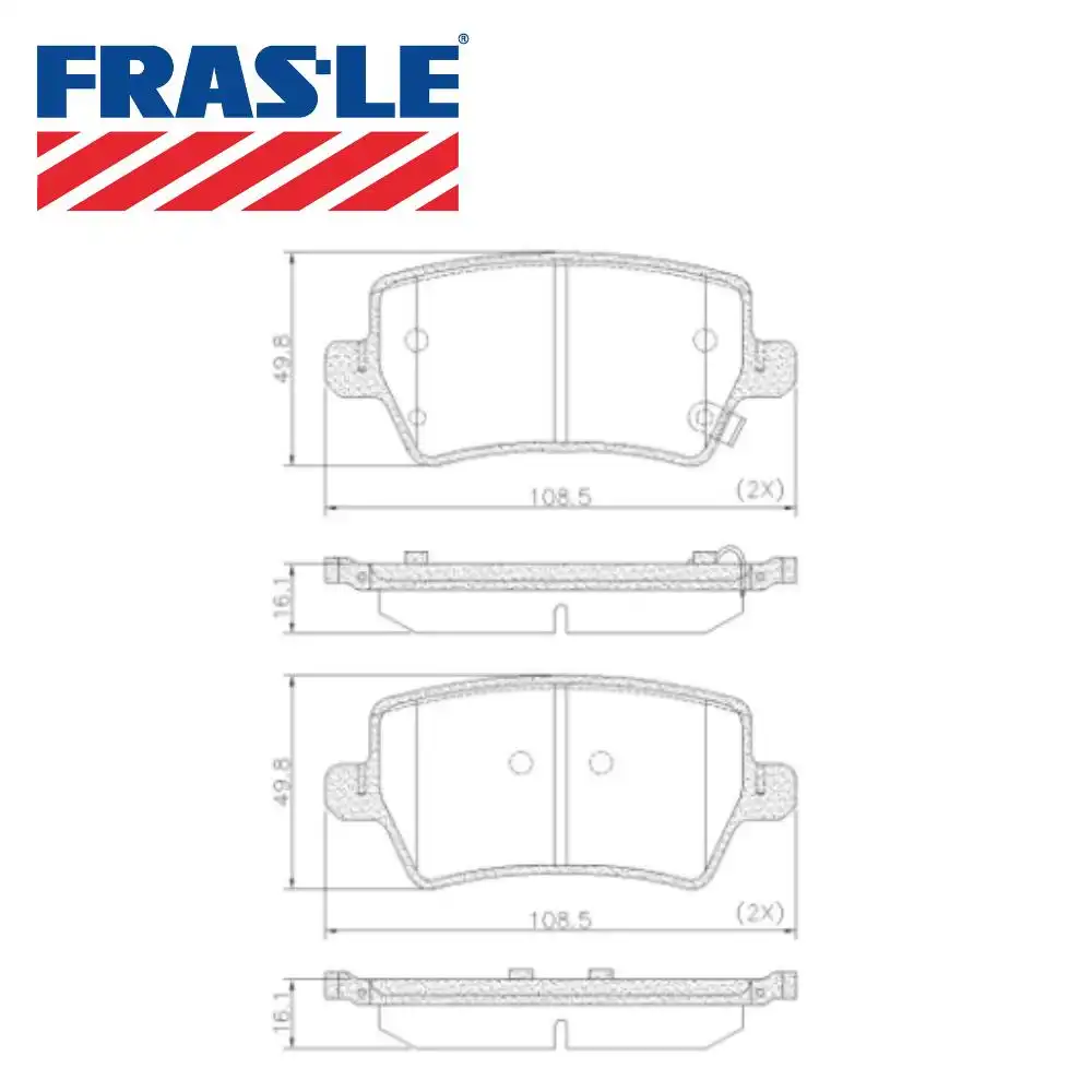 PASTILHA FREIO TRASEIRA CHERY TIGGO 7 2019 ACIMA