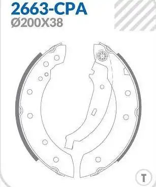 SAPATAS FREIO RENAULT CLIO TWINGO 99/ GRAND SIENA 1.4 1.6 12